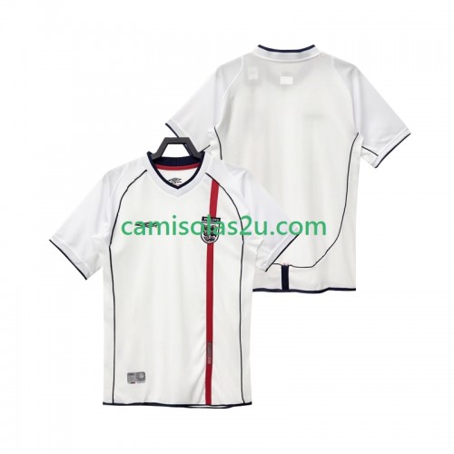 Camisolas de futebol Inglaterra Retro Equipamento Principal 2002 Manga Curta Camisolas de futebol Inglaterra Retro Equipamento Principal 2002 Manga Curta